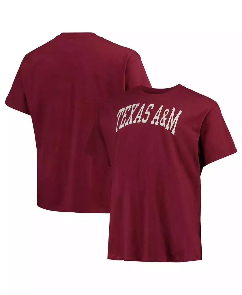 商品CHAMPION|Men's Maroon Texas A&M Aggies Big and Tall Arch Team Logo T-shirt,价格¥226,第1张图片