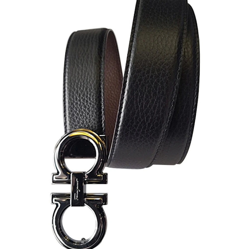 SALVATORE FERRAGAMO 黑色男士腰带 67-A254-734227 商品