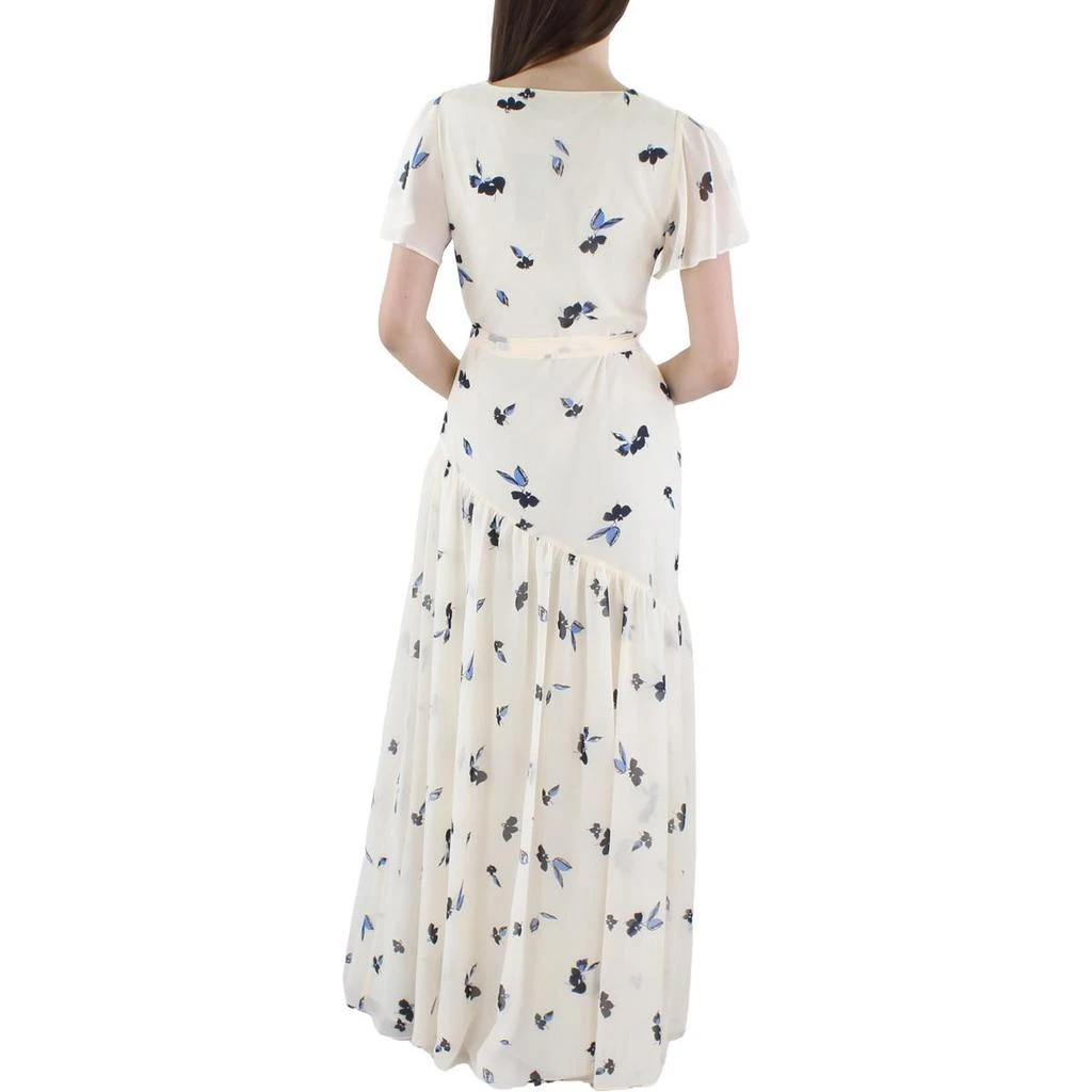 商品Ralph Lauren|Womens Crinkled Maxi Fit & Flare Dress,价格¥299,第2张图片详细描述