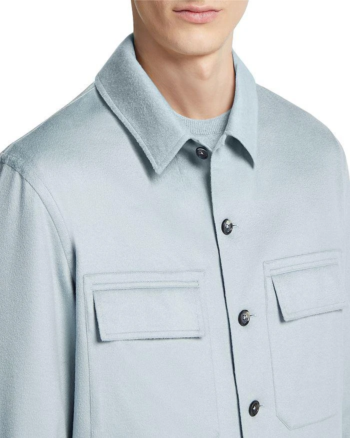 商品Zegna|Oasi Cashmere Overshirt ,价格¥22613,第4张图片详细描述