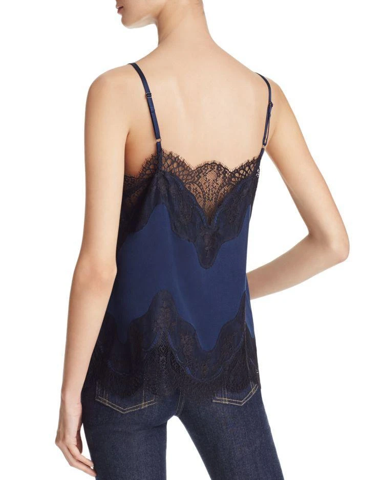 商品Alice + Olivia|Alice + Olivia Sondra Lace-Trimmed Silk Camisole Top,价格¥2156,第2张图片详细描述