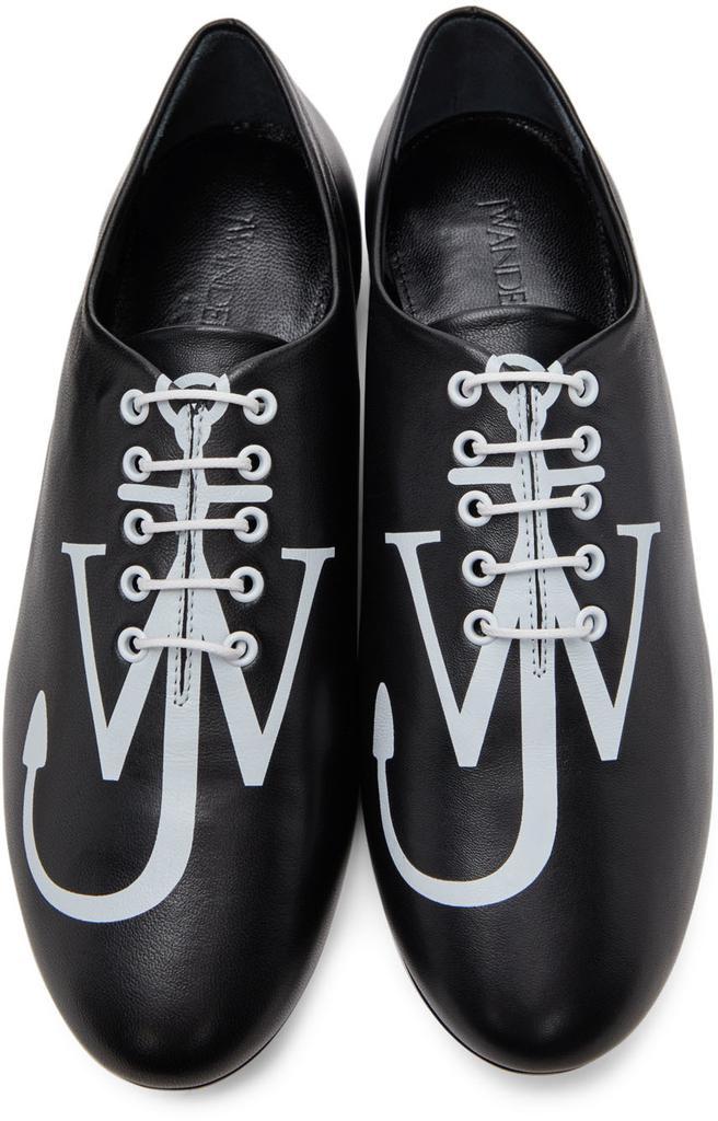 商品JW Anderson|Black Logo Ballerina Oxfords,价格¥3318,第7张图片详细描述