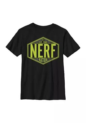 商品Nerf|Boys 4 7 Nation Badge Graphic T Shirt,价格¥287,第1张图片