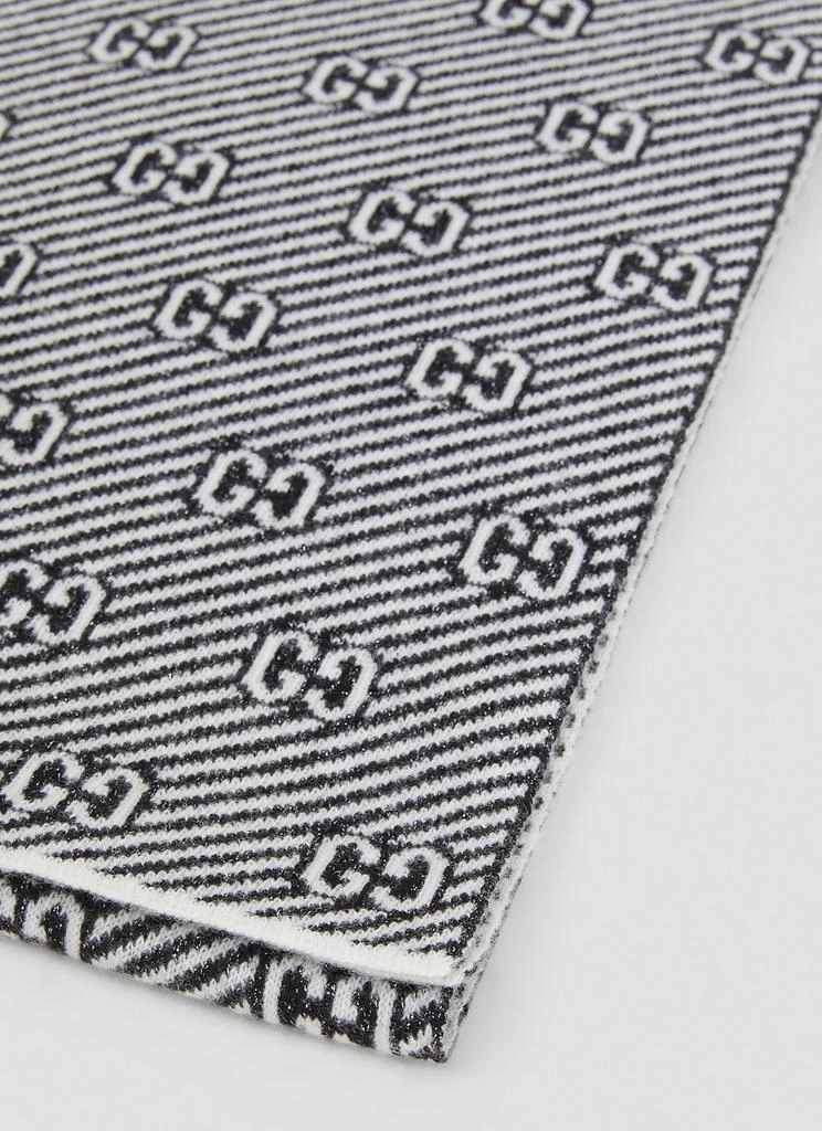 商品Gucci|GG Diagonal Stripe Scarf,价格¥2213,第5张图片详细描述