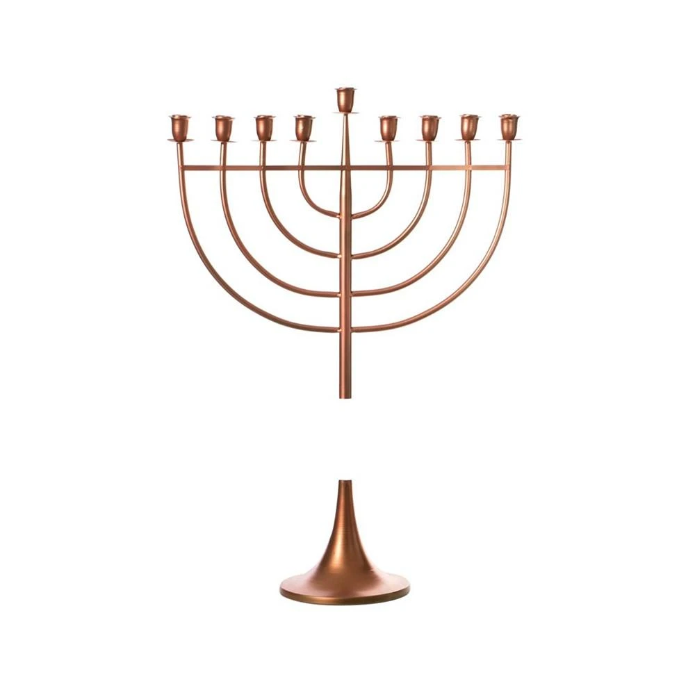 商品Vintiquewise|Modern Judaic Hanukkah Menorah 9 Branched Candelabra, Medium,价格¥2654,第1张图片