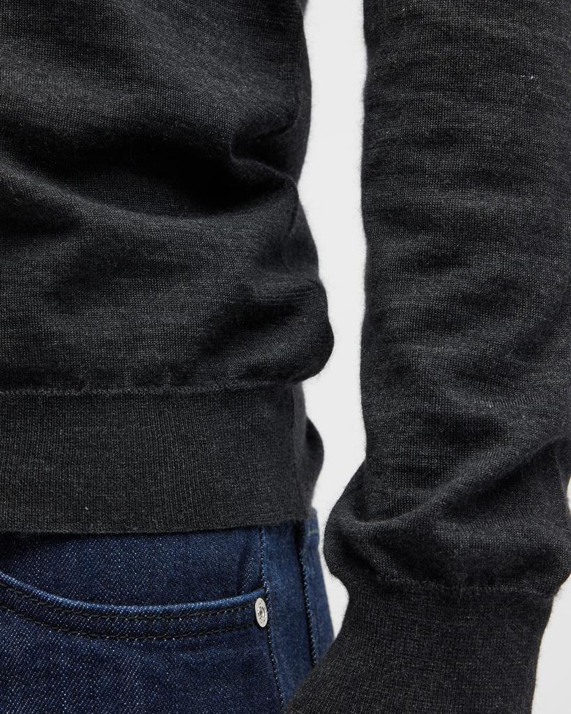 商品Kiton|Men's Cashmere-Silk Turtleneck Sweater,价格¥14580,第7张图片详细描述