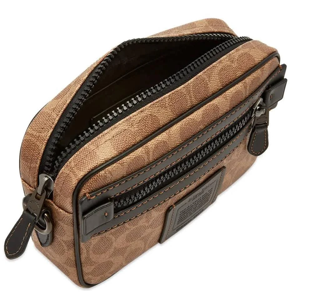 商品Coach|Coach Black Copper/Khaki Signature Canvas Academy Crossbody,价格¥1845,第2张图片详细描述