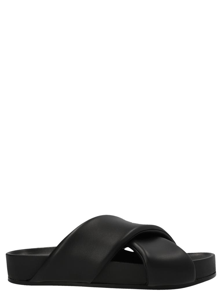 Jil Sander Padded Leather Sandals商品第1张图片规格展示