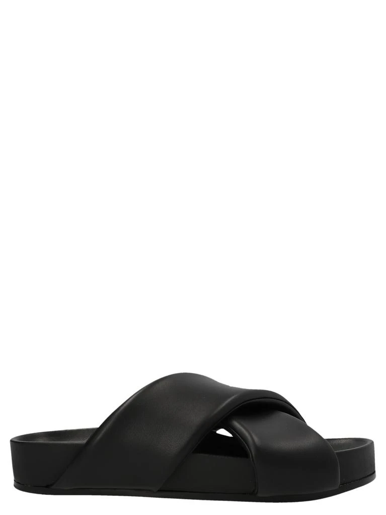 商品Jil Sander|Jil Sander Padded Leather Sandals,价格¥3039,第1张图片