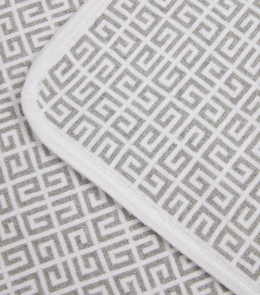 商品Givenchy|Cotton-Blend Logo Blanket (80cm x 80cm),价格¥3117,第2张图片详细描述