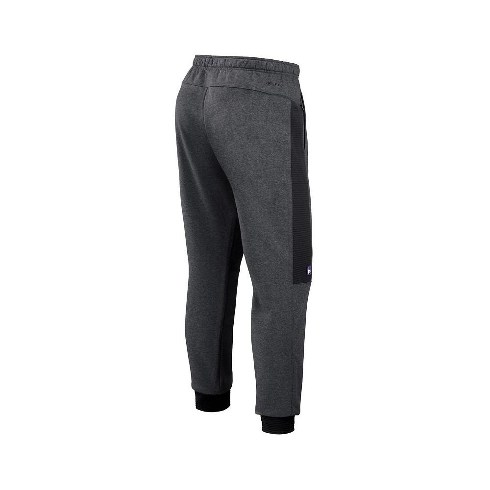 Men's Heathered Gray, Black Colorado Rockies Authentic Collection Flux Performance Jogger Pants商品第4张图片规格展示