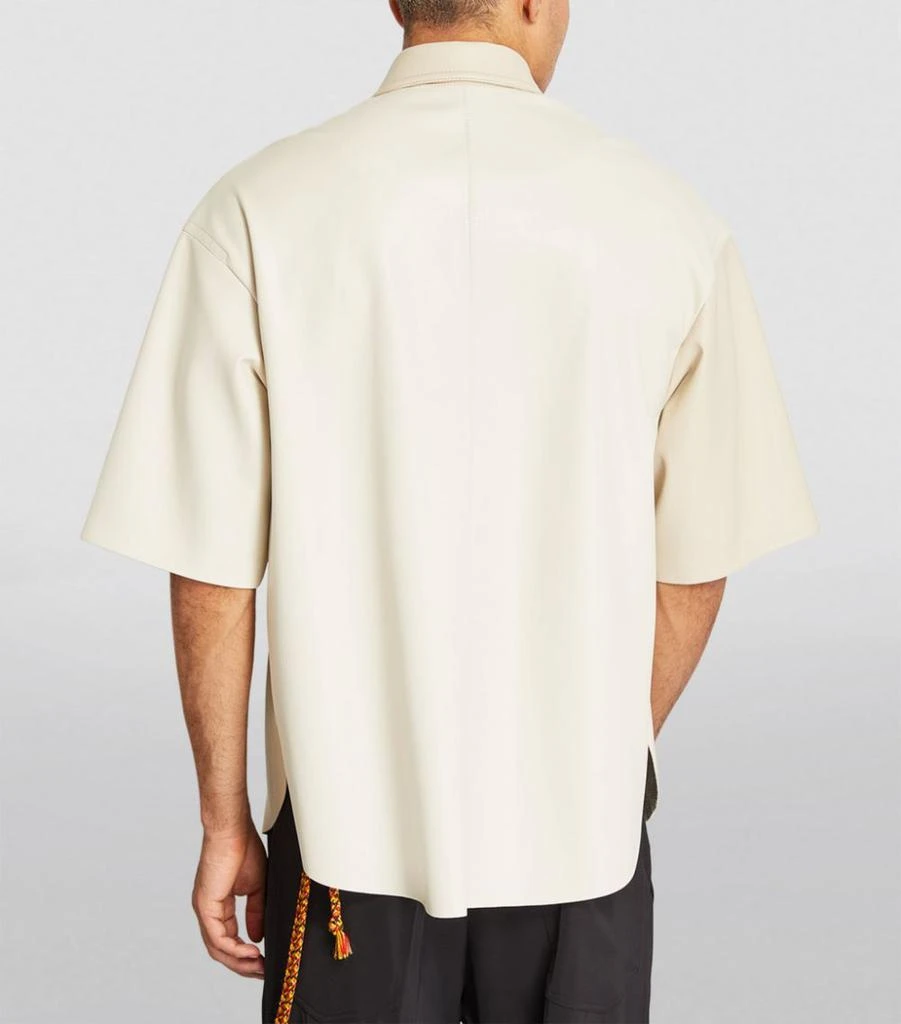 商品Nanushka|Vegan Leather Shirt,价格¥2291,第4张图片详细描述