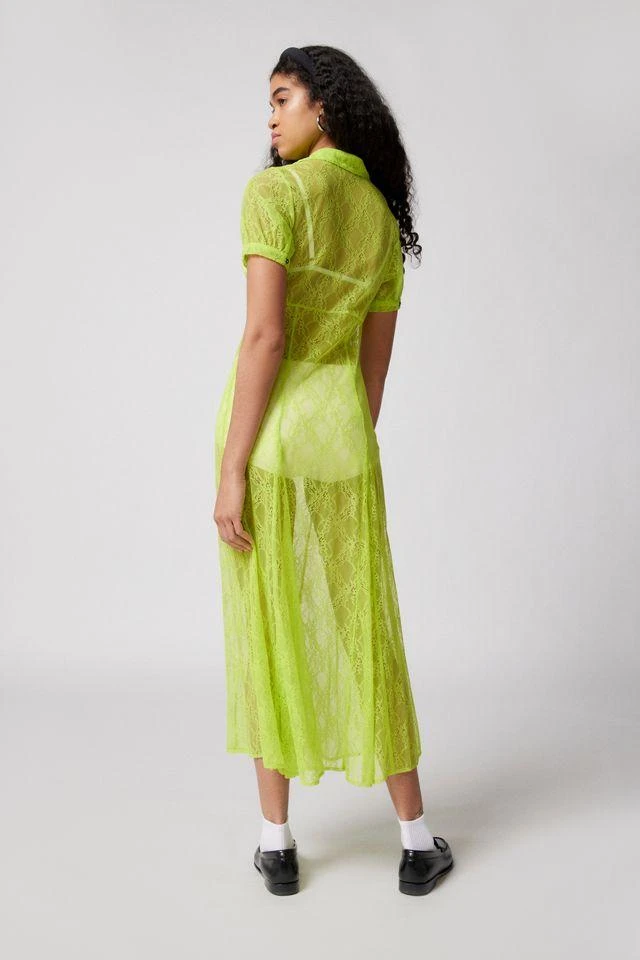 商品Urban Outfitters|UO Connie Sheer Lace Midi Dress,价格¥228,第5张图片详细描述