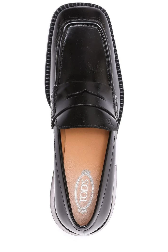 商品Tod's|Tod's Square Toe Slip-On Loafers,价格¥3563,第4张图片详细描述