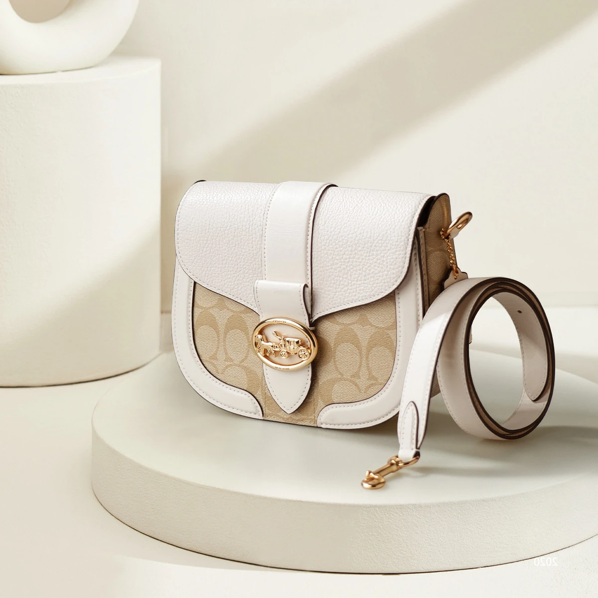 COACH【全国联保】Georgie 21单肩马鞍包手袋C2806 商品