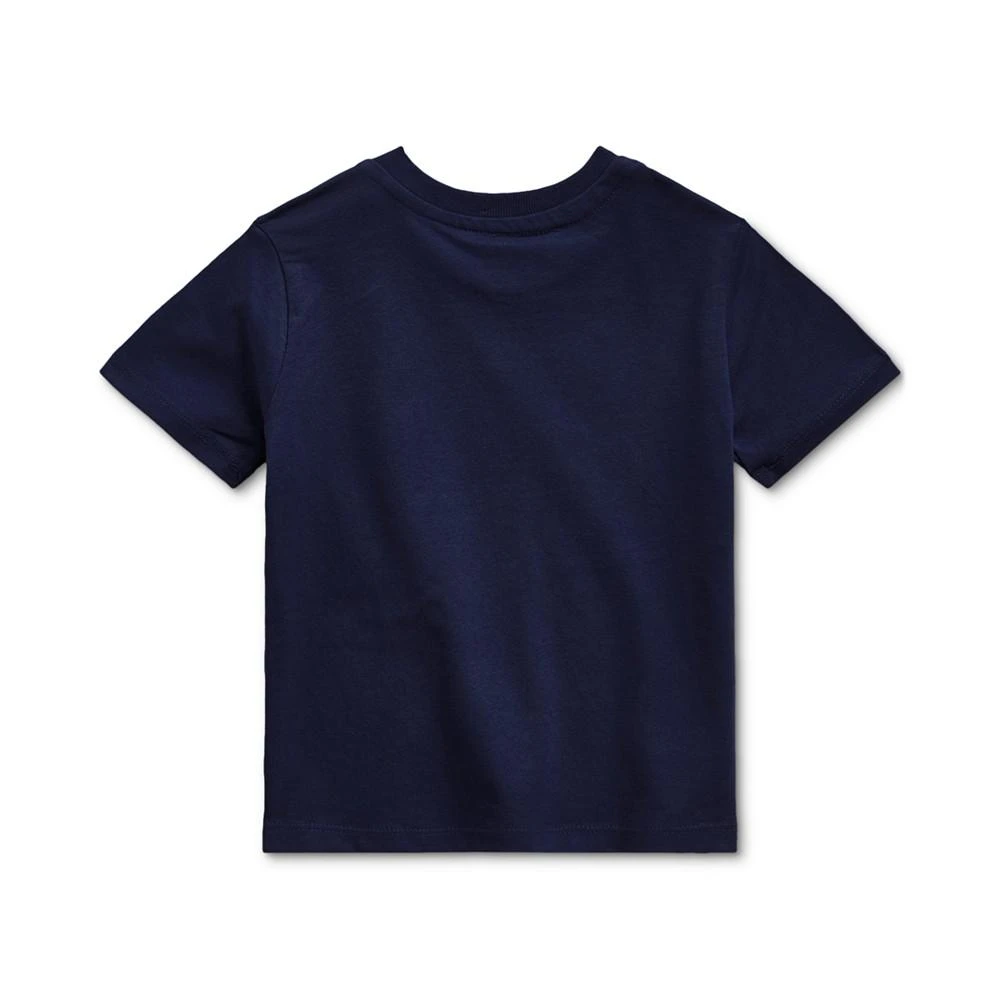 商品Ralph Lauren|Baby Boys Cotton Crewneck Embroidered Pony T-Shirt,价格¥151,第2张图片详细描述