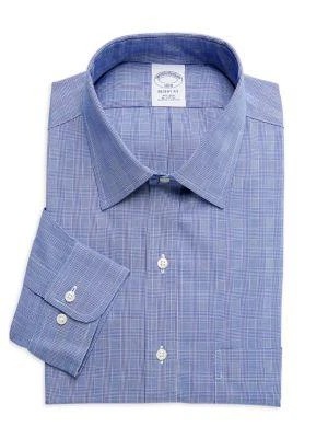 商品Brooks Brothers|Checked Regent Fit Dress Shirt,价格¥225,第1张图片