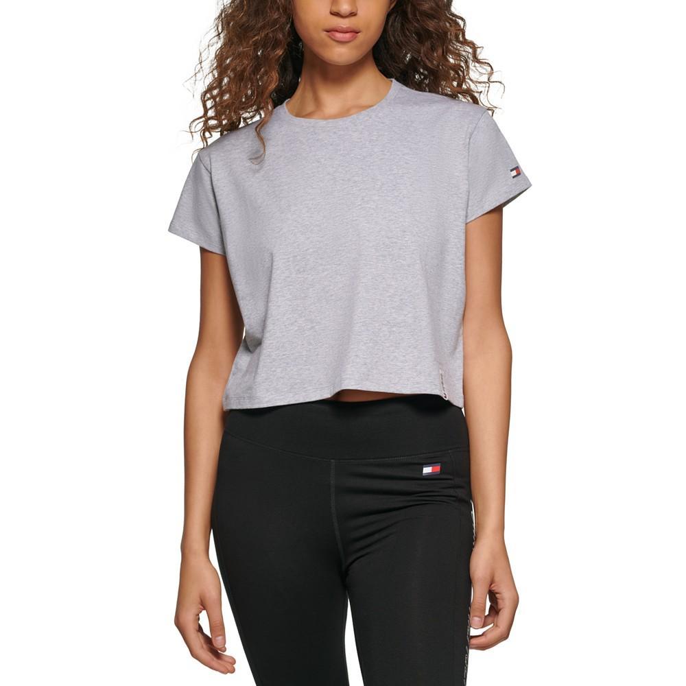 商品Tommy Hilfiger|Women's Cropped T-Shirt,价格¥123,第1张图片