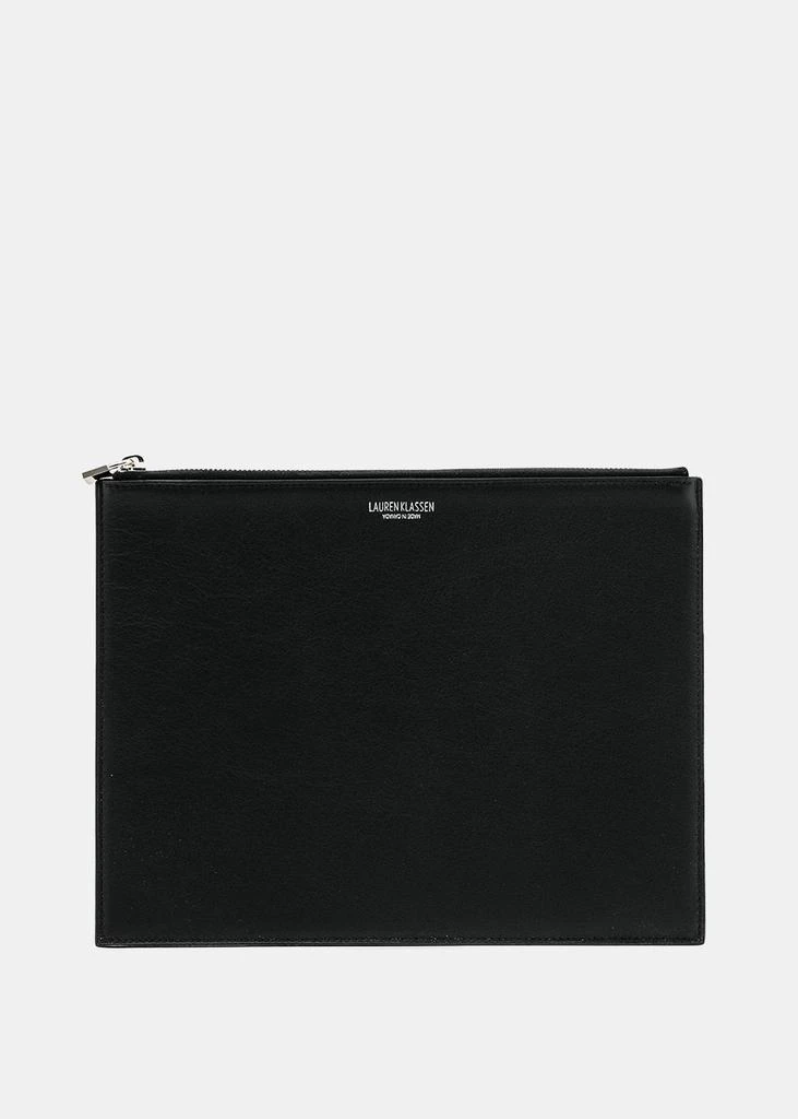 商品LAUREN KLASSEN|Lauren Klassen Black Ser Pouch,价格¥601,第1张图片