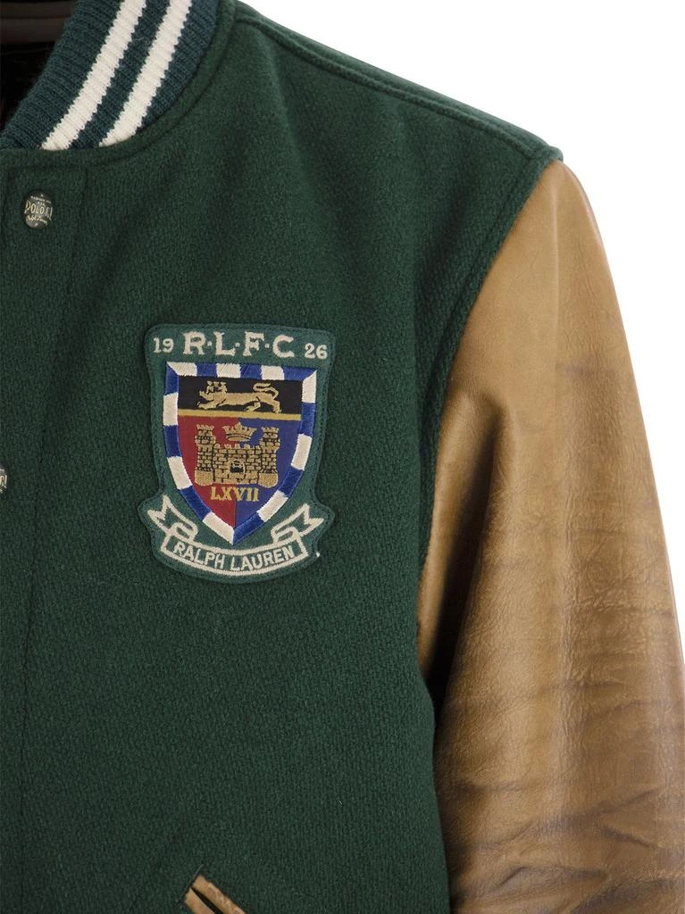 商品Ralph Lauren|Polo Ralph Lauren Panelled Varsity-Inspired Jacket,价格¥9044,第4张图片详细描述