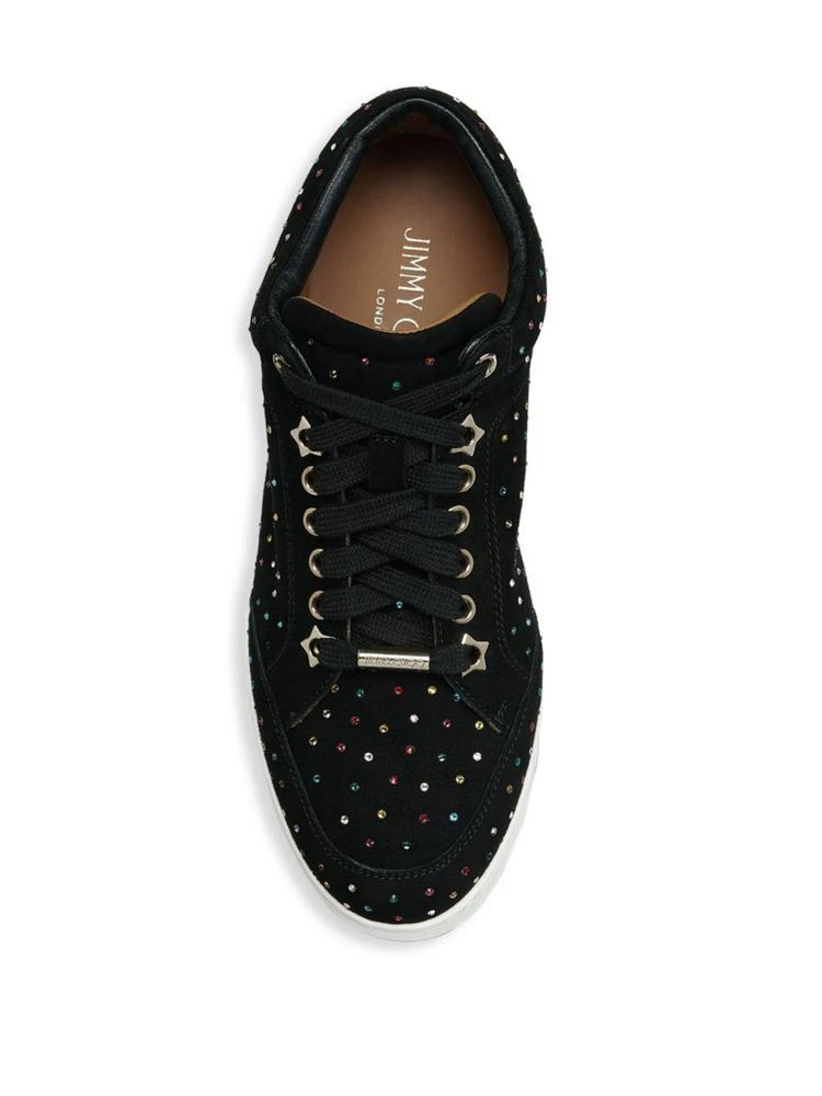 商品Jimmy Choo|Miami Scattered Suede Sneakers,价格¥2473,第4张图片详细描述