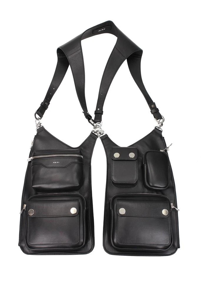 商品AMIRI|Shoulder bags Leather Black,价格¥4978,第1张图片