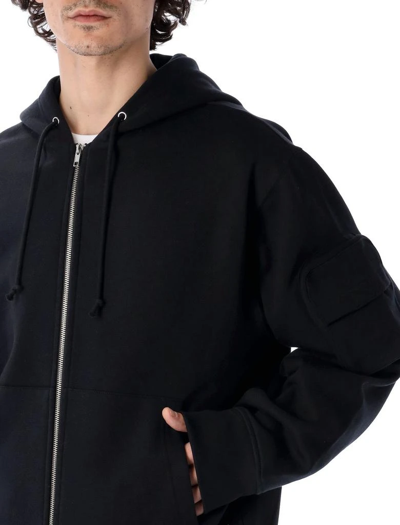 商品Helmut Lang|Helmut Lang Zipped Drawstring Hoodie,价格¥2066,第4张图片详细描述