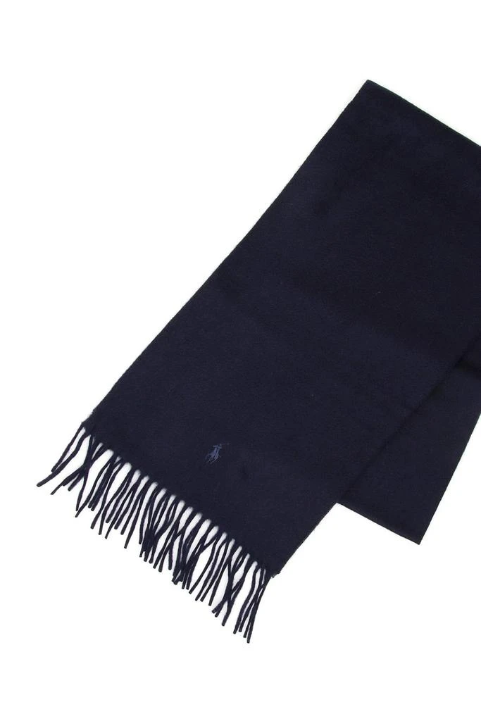 商品Ralph Lauren|Polo Ralph Lauren Logo Embroidered Fringed Scarf,价格¥1854,第3张图片详细描述