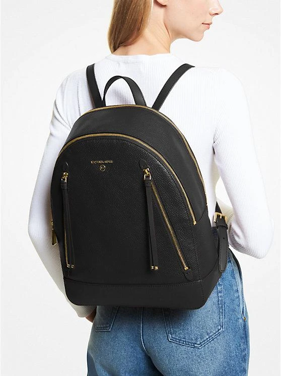 商品Michael Kors|Brooklyn Large Pebbled Leather Backpack,价格¥1462,第4张图片详细描述