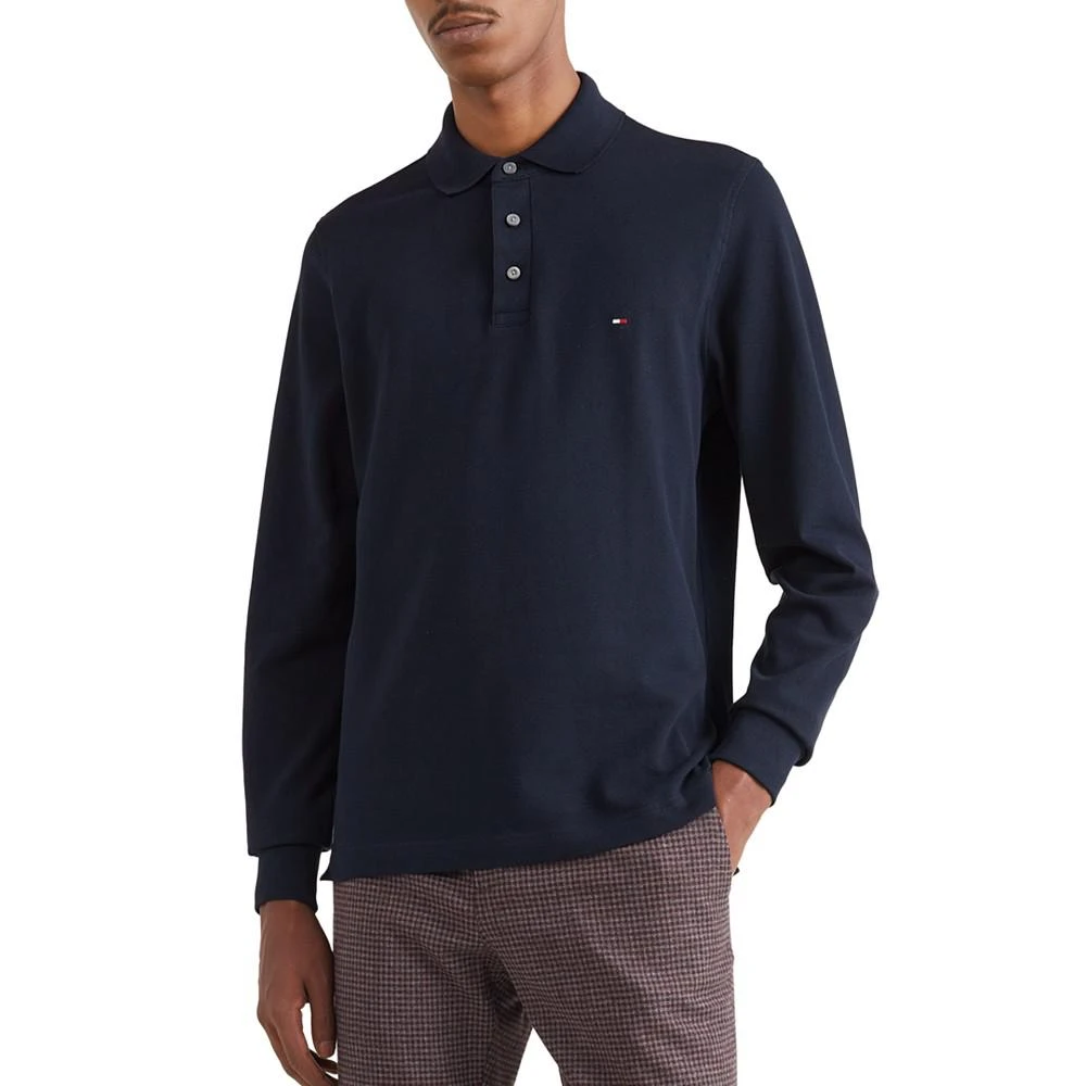 商品Tommy Hilfiger|Men's Slim-Fit 1985 Long-Sleeve Polo Shirt,价格¥268,第4张图片详细描述