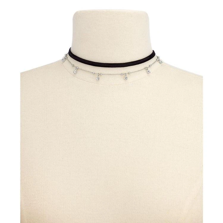 商品INC International|Silver-Tone Faux-Suede Choker Necklace, Created for Macy's,价格¥56,第3张图片详细描述