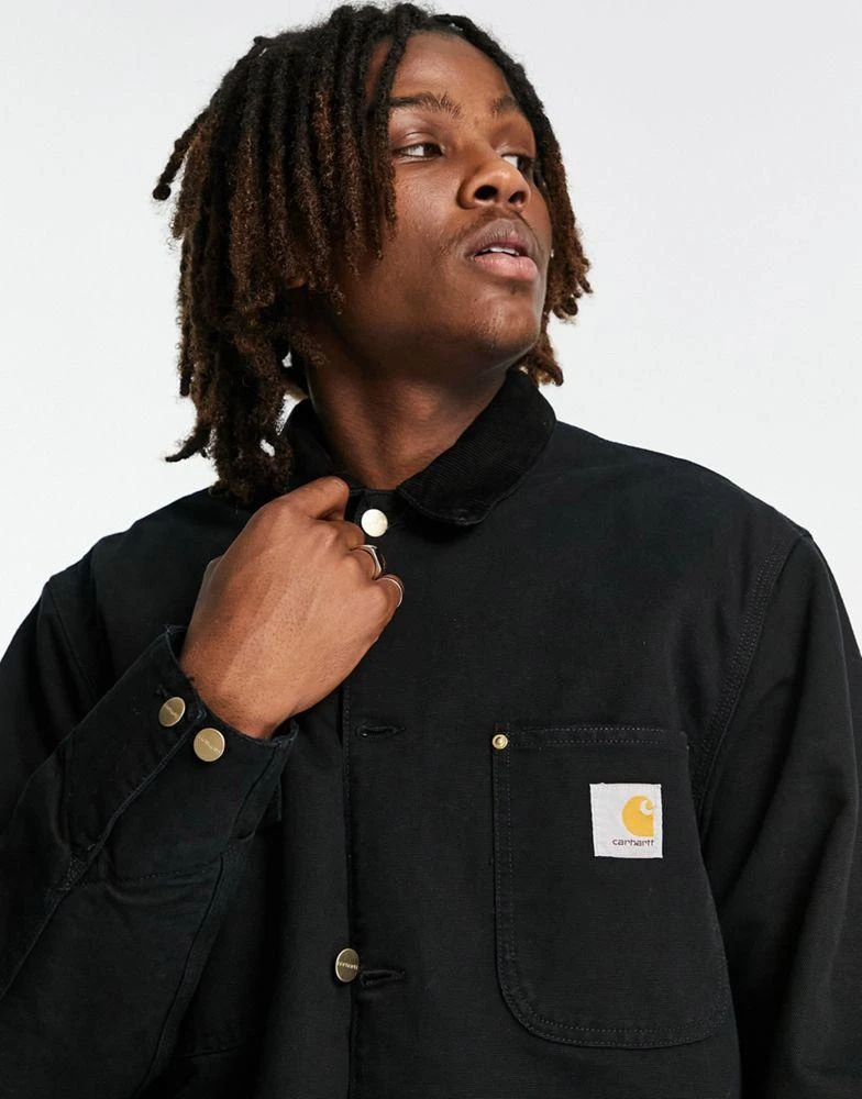 商品Carhartt WIP|Carhartt WIP og chore jacket in black,价格¥1456,第3张图片详细描述