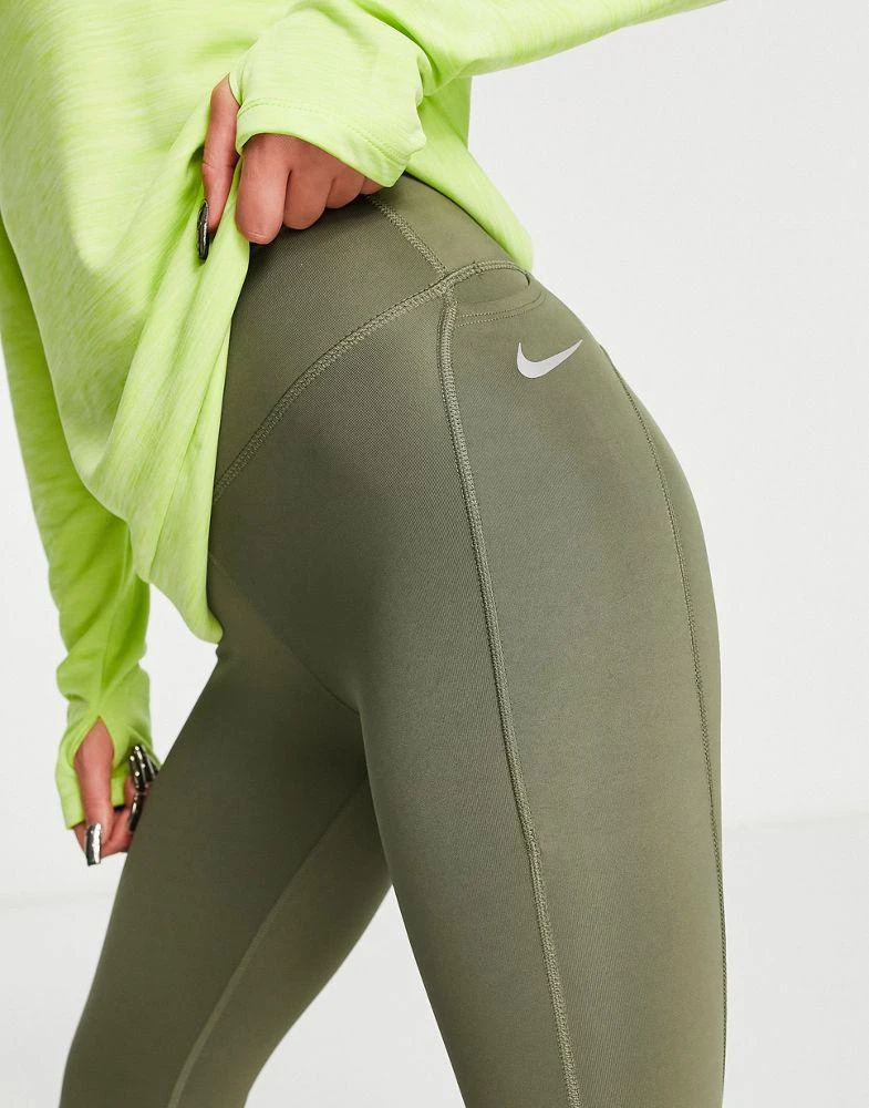 商品NIKE|Nike Running Dri-FIT Fast 7/8 leggings in khaki,价格¥289,第3张图片详细描述