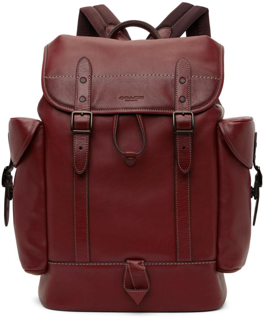 商品Coach|Burgundy Hitch Backpack,价格¥5537,第1张图片