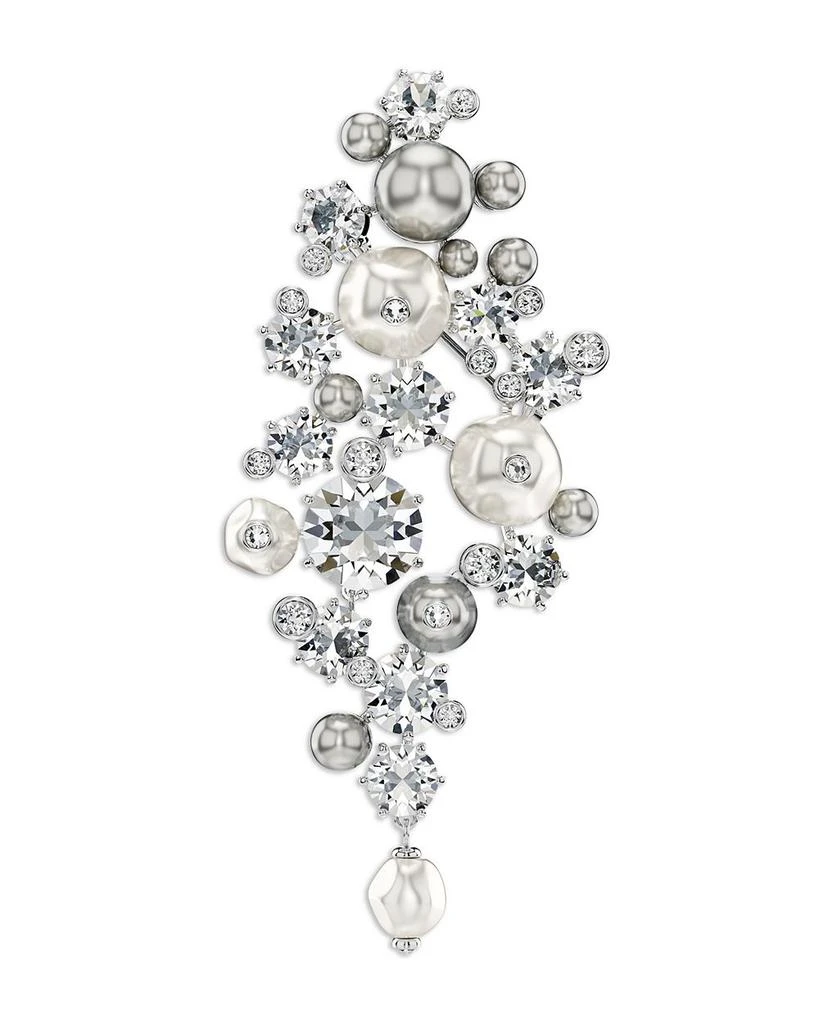 商品Swarovski|Constella Crystal & Faux Pearl Brooch,价格¥1458,第1张图片