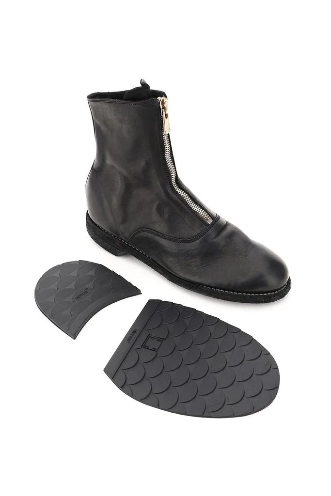 商品guidi|FRONT ZIP LEATHER ANKLE BOOTS,价格¥5570,第4张图片详细描述