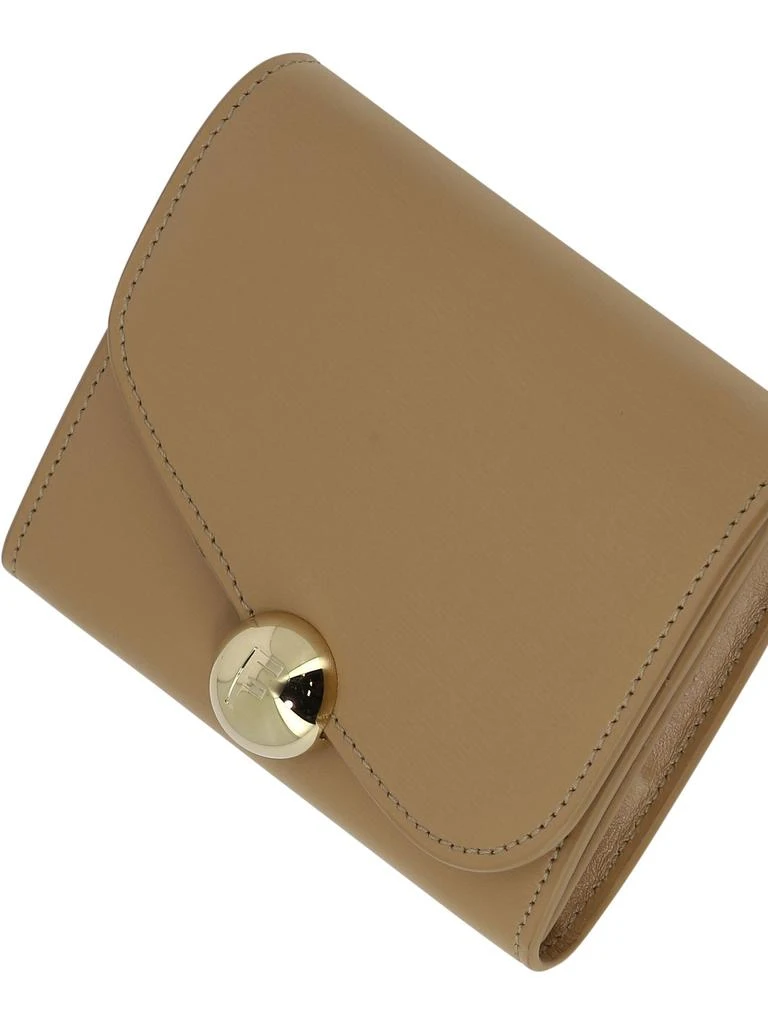 商品Salvatore Ferragamo|Wallet With Chain Wallets & Card Holders Beige,价格¥1740,第4张图片详细描述