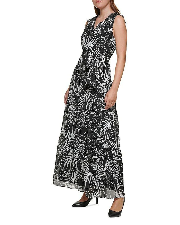 商品Karl Lagerfeld Paris|Ruffled Tiered Maxi Dress,价格¥354,第3张图片详细描述