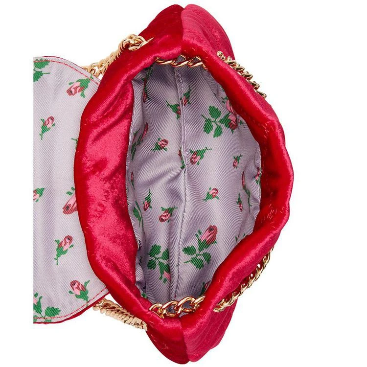 商品Betsey Johnson|Quilted Small Crossbody with Chain Strap,价格¥201,第4张图片详细描述