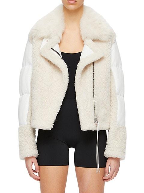 Lena Shearling Puffer商品第1张图片规格展示