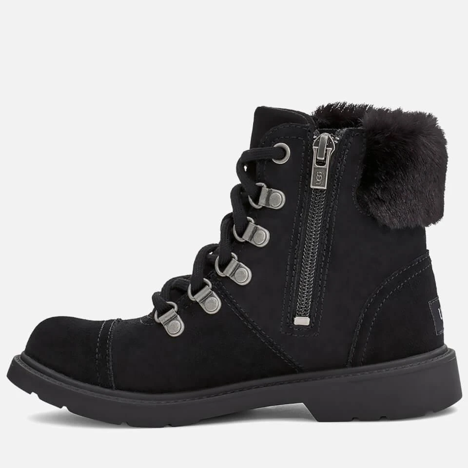 商品UGG|UGG KIDS' AZELL HIKER ALL WEATHER BOOTS - BLACK,价格¥486,第3张图片详细描述