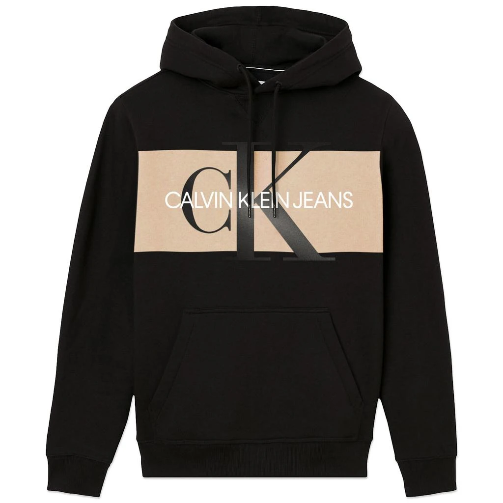 商品Calvin Klein|Calvin Klein Colour Block Hood - Black/Travertine,价格¥645,第1张图片