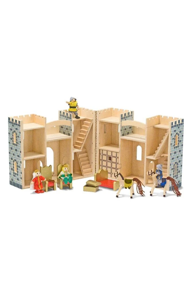 商品Melissa & Doug|Fold & Go Mini Castle Play Set,价格¥212,第2张图片详细描述