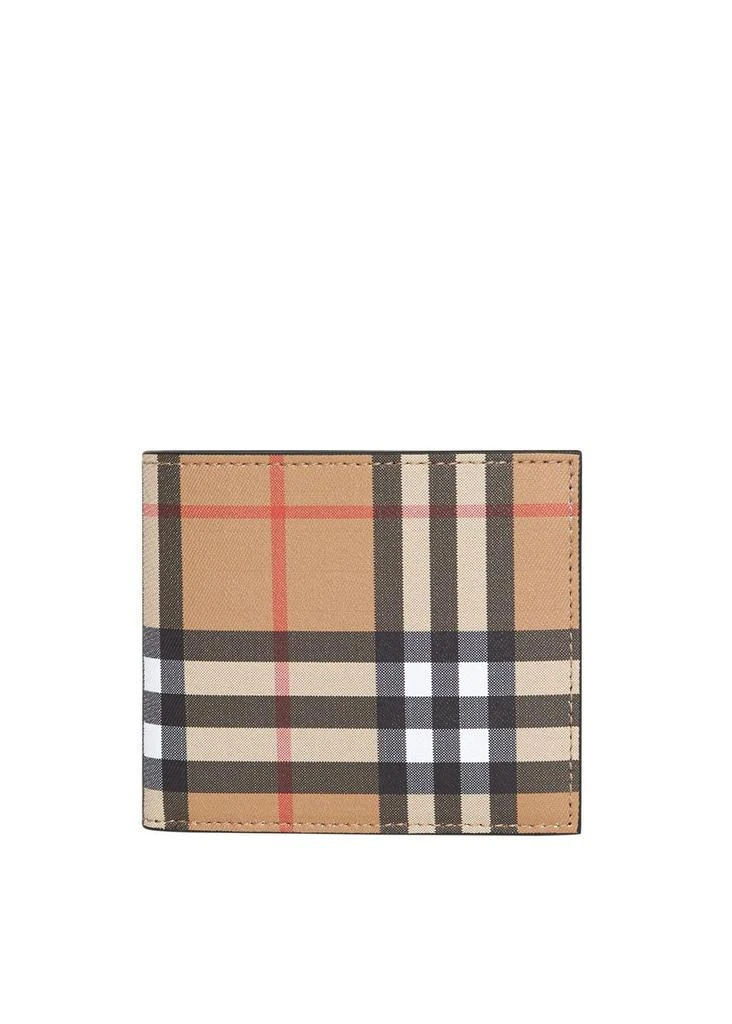 商品Burberry|Vintage check international bifold wallet,价格¥2468,第1张图片