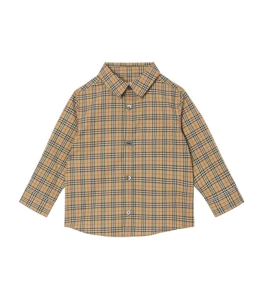 商品Burberry|House Check Shirt (6-24 Months),价格¥1579,第1张图片