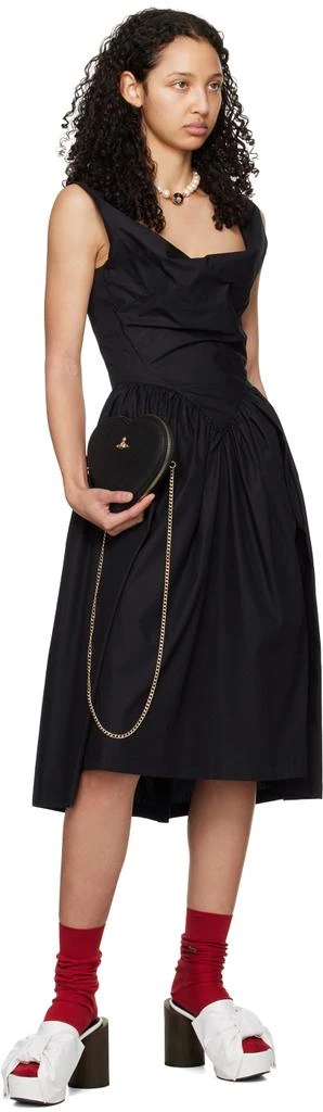 商品Vivienne Westwood|Black Saffiano Heart Crossbody Bag,价格¥2063,第4张图片详细描述