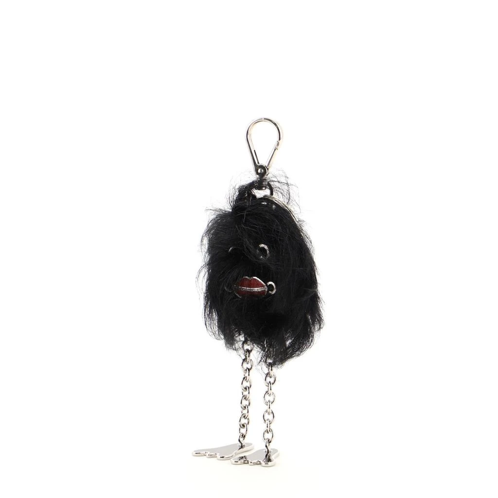 商品[二手商品] Prada|Prada Fur Face Bag Charm Fur Black,价格¥2321,第2张图片详细描述