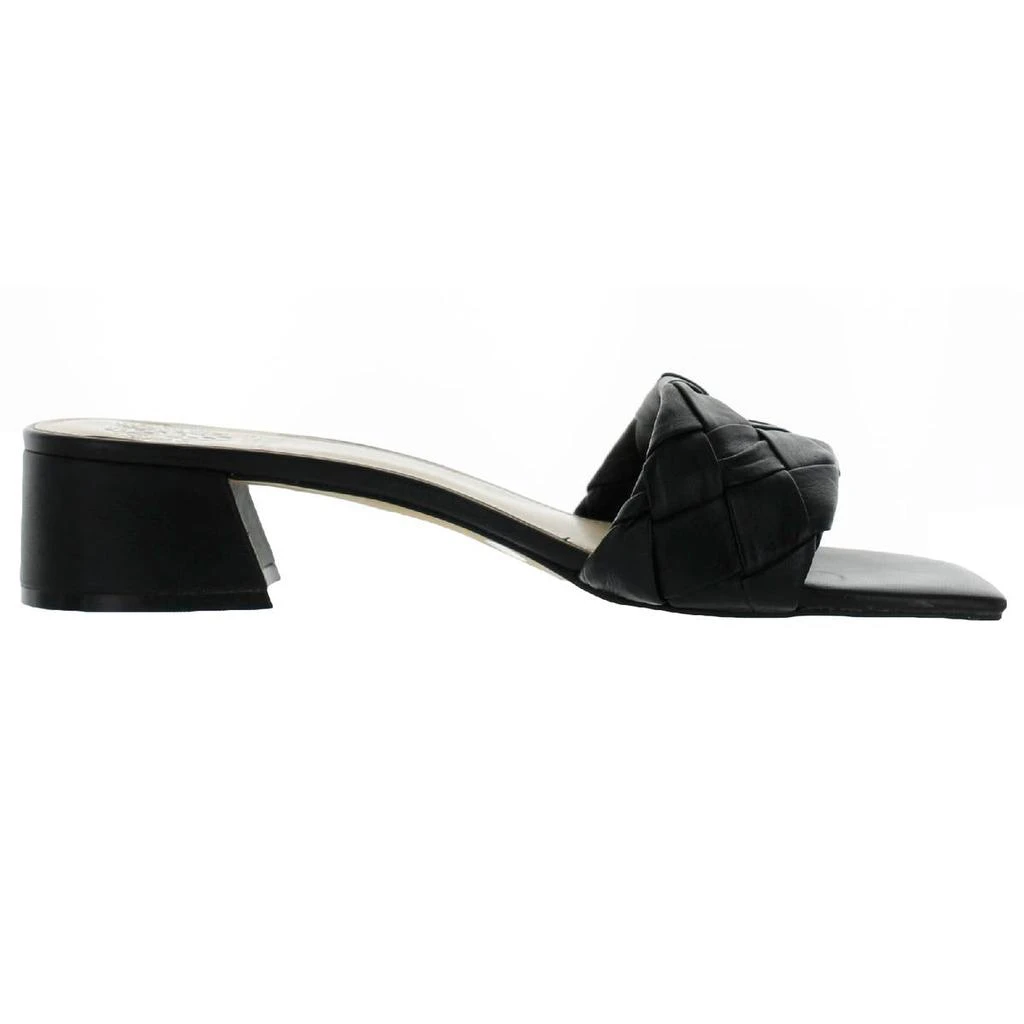商品Vince Camuto|Vince Camuto Womens Semtera Leather Slip On Heel Sandals,价格¥343,第3张图片详细描述