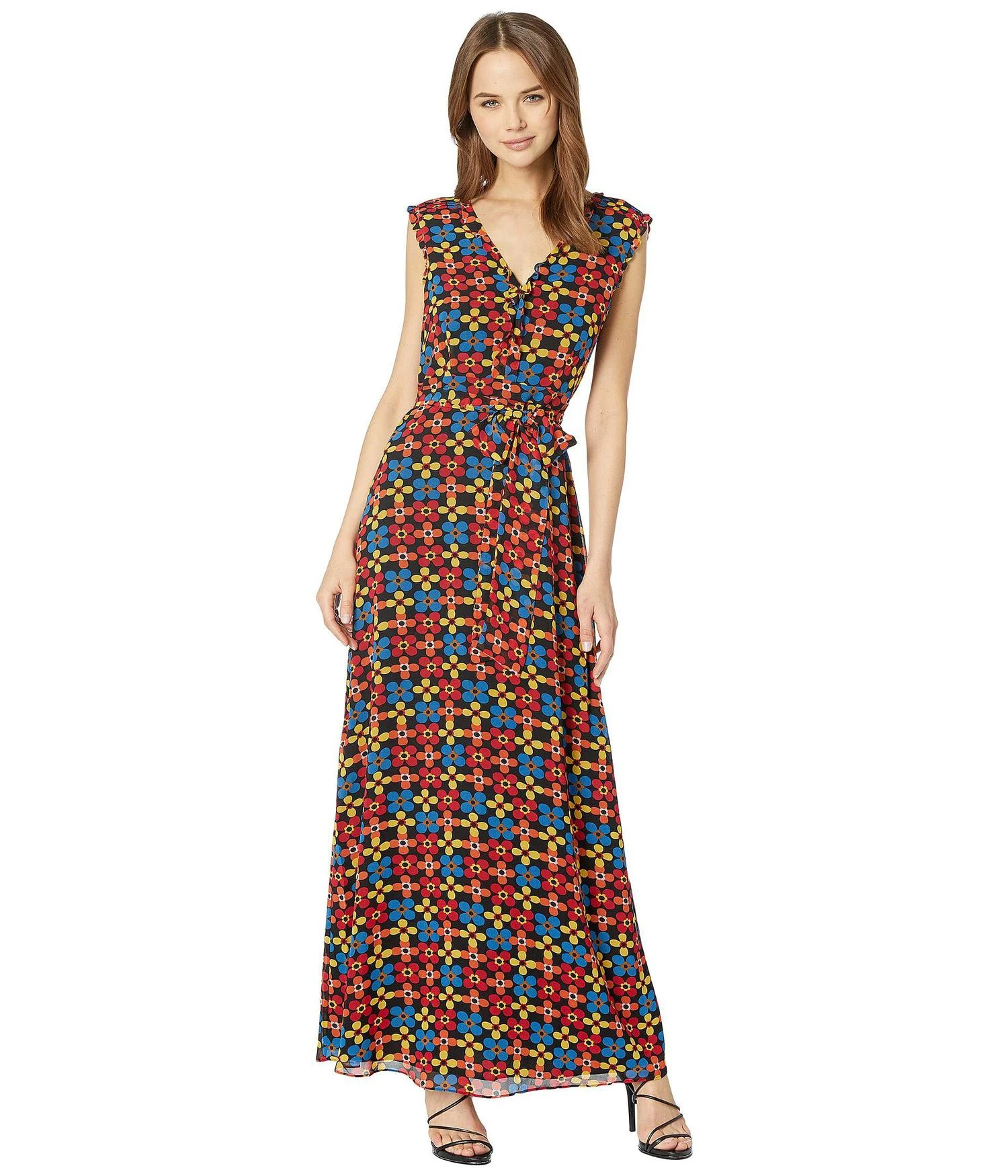 商品Juicy Couture|Blocked Floral Maxi Dress,价格¥337,第1张图片