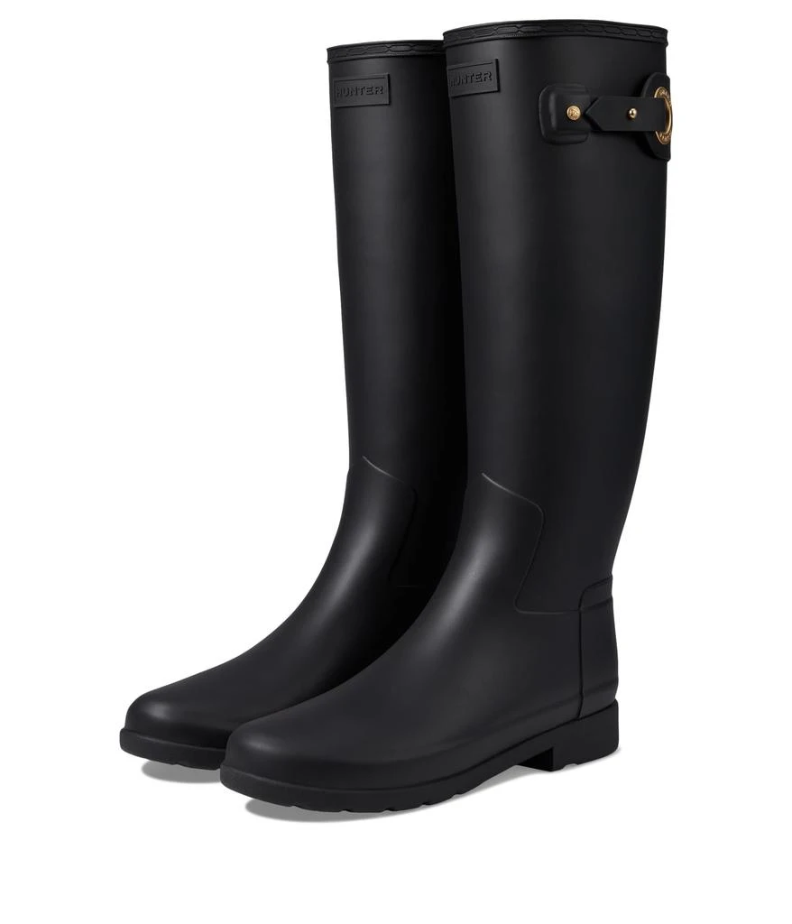 商品Hunter|Refined Tall Eyelet Buckle Boot,价格¥1431,第1张图片